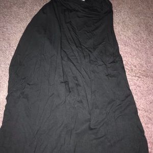 Charlotte ruse black long skirt